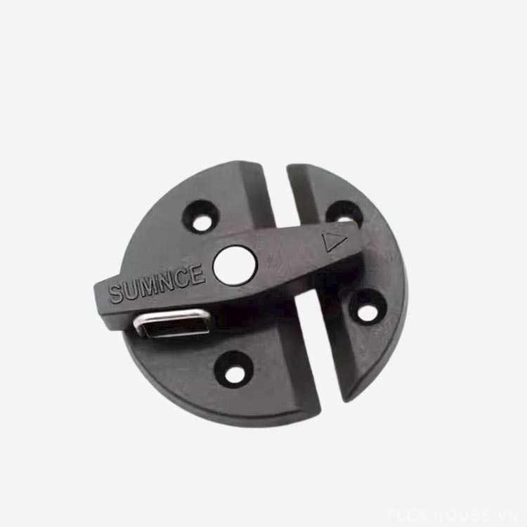 Khóa hộp chốt xoay tròn bằng nylon KL3118W (4) Khóa hộp chốt xoay tròn bằng nylon KL3118W 1