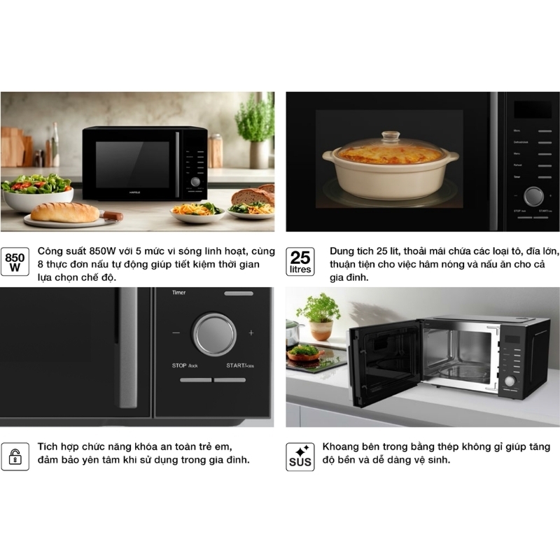 Lò vi sóng độc lập HC-MW251FB Hafele 538.31.271 4 Lò vi sóng độc lập HC-MW251FB Hafele 538.31.271 6