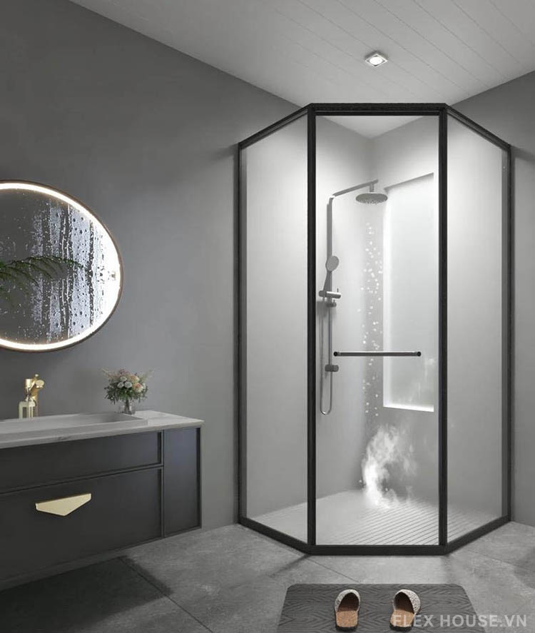 Phụ kiện cửa trượt kính góc vát phòng tắm thông minh CA180025-003 1 Phụ kiện cửa trượt kính góc vát phòng tắm thông minh CA180025-003 5