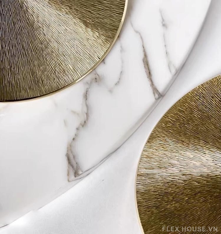 Tay nắm tủ bán nguyệt vân tia ánh kim OVLI2696 6 Tay nắm tủ bán nguyệt vân tia ánh kim OVLI2696 12