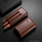 Túi đựng cigar bằng da loại 3 điếu CGL0408