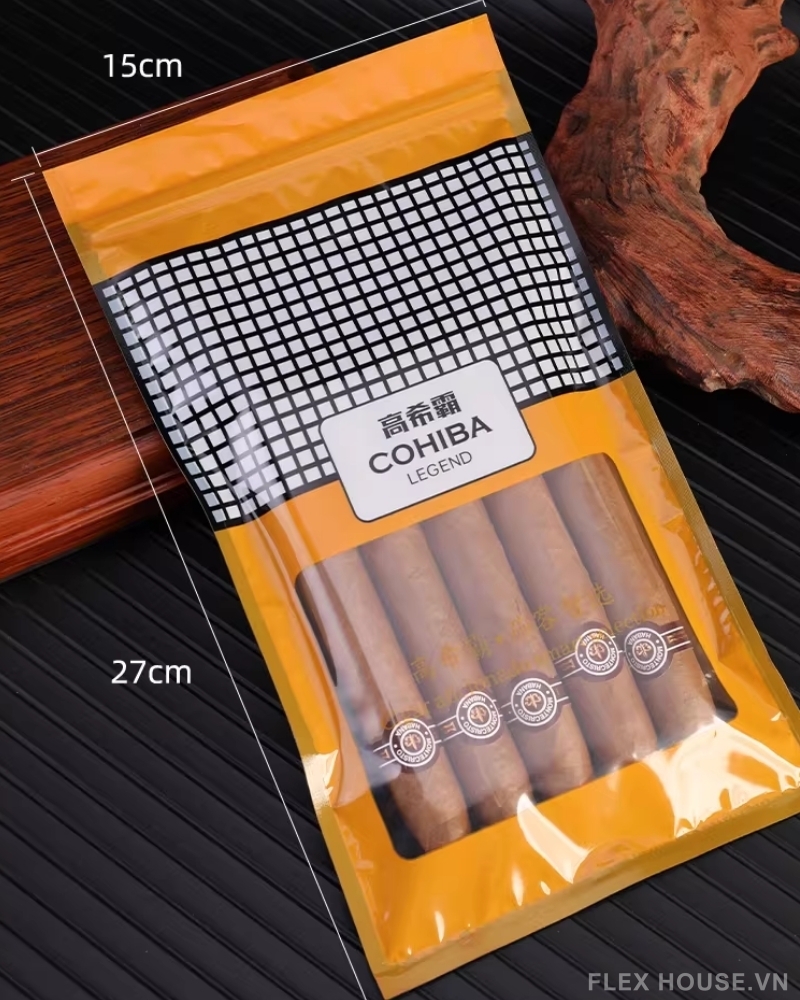 Túi giữ ẩm xì gà khóa zip kín khí tiện dụng CH1906 4 Túi giữ ẩm xì gà khóa zip kín khí tiện dụng CH1906 6