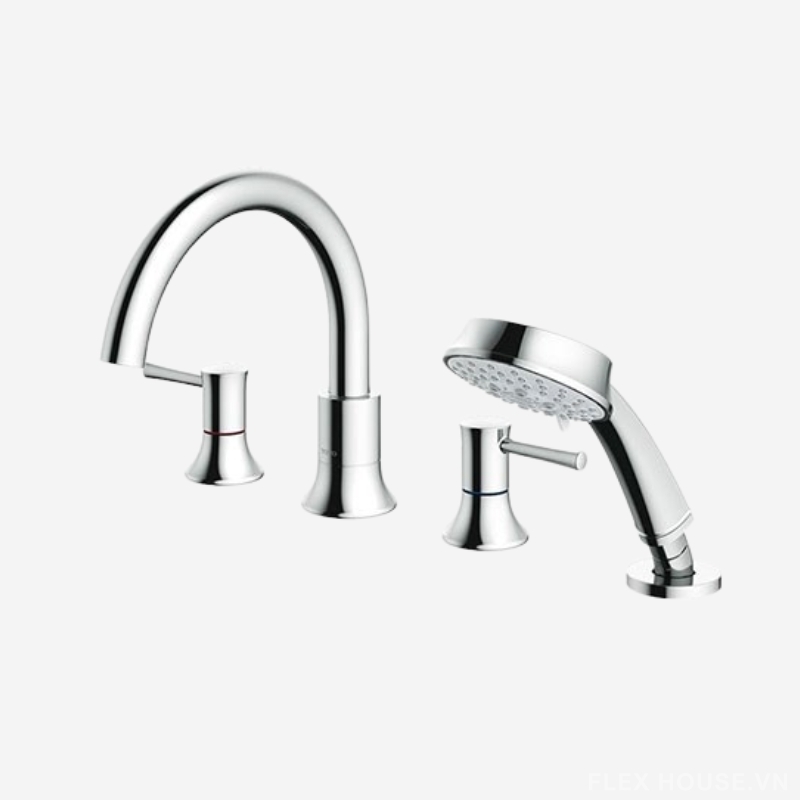 Vòi xả bồn tắm kèm sen tắm nóng lạnh TOTO TBS02202BA 1 Vòi xả bồn tắm kèm sen tắm nóng lạnh TOTO TBS02202BA