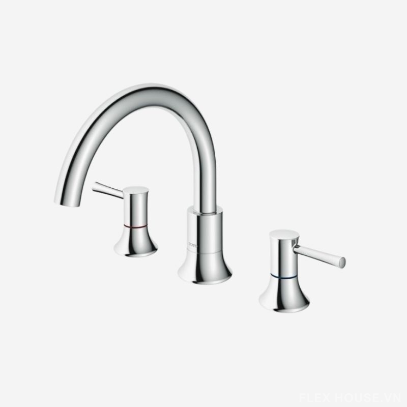 Vòi xả bồn tắm tay vặn nóng lạnh TOTO TBS02201BA (1) Vòi xả bồn tắm tay vặn nóng lạnh TOTO TBS02201BA 1