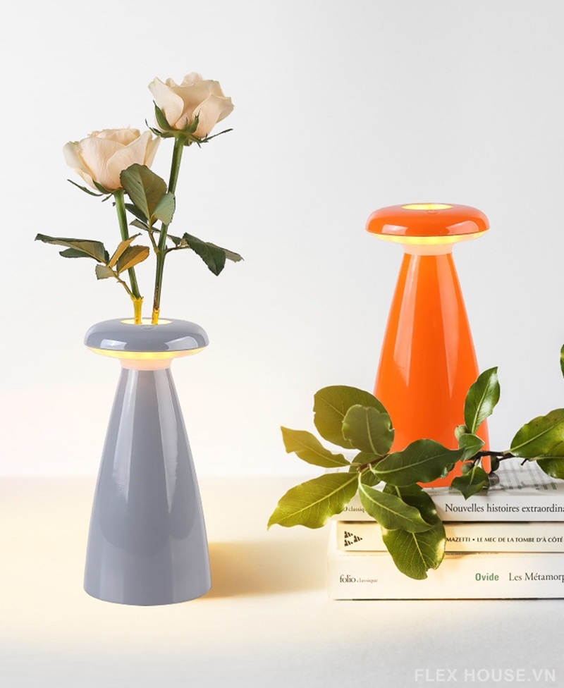 Đèn bàn cảm ứng cắm hoa tinh dầu thơm Lumi Vase MS0944 1 Đèn bàn cảm ứng cắm hoa tinh dầu thơm Lumi Vase MS0944