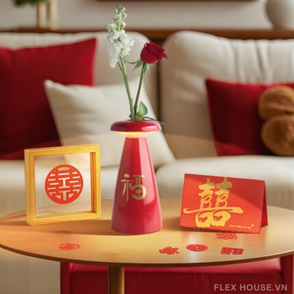 Đèn bàn cảm ứng decor phòng khách Phúc Hoa Đăng MS0945