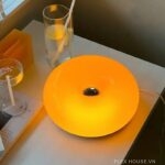 Đèn bàn thủy tinh hình chiếc bánh Donut độc đáo JWJ1409