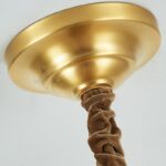 Đèn chùm bằng đồng thả trần biệt thự kiểu Mỹ GH6643