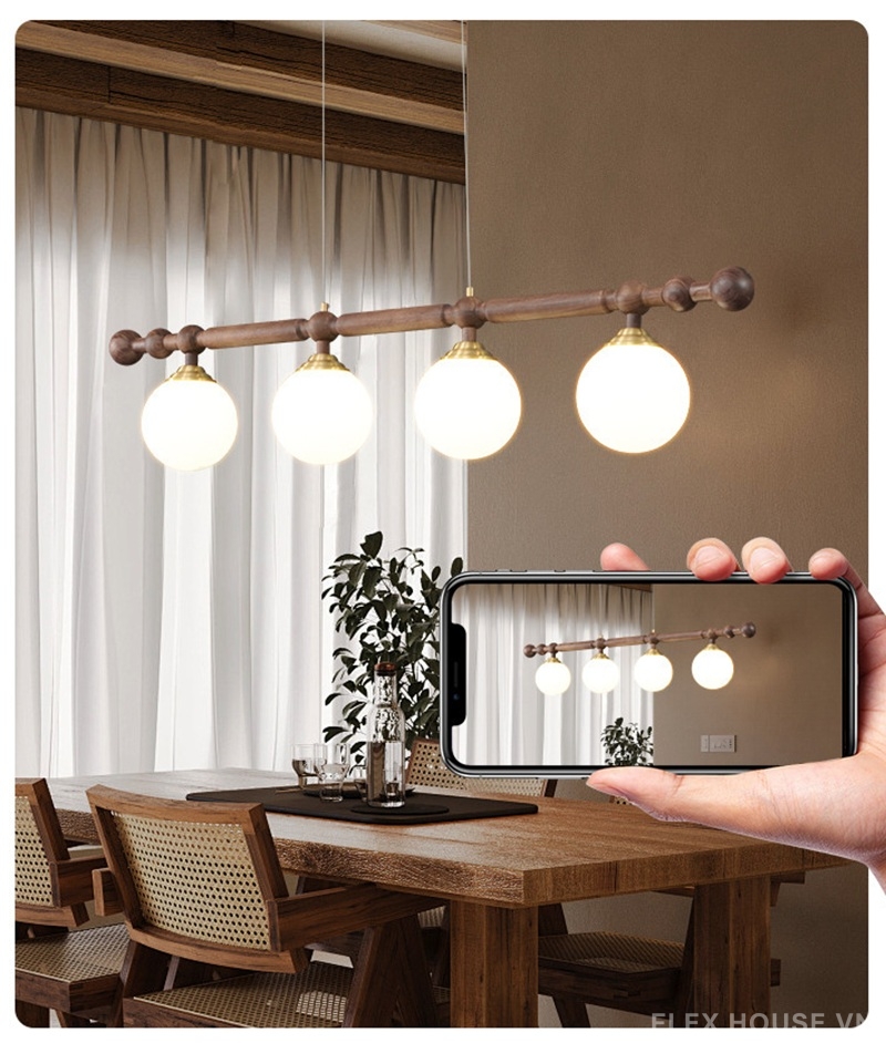 Đèn chùm tuyến tính thả bàn ăn kiểu Pháp cổ ZH3989 11 Đèn chùm tuyến tính thả bàn ăn kiểu Pháp cổ ZH3989