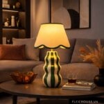 Đèn để bàn decor căn hộ nhà mẫu Verde Wave DL9350