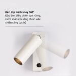 Đèn đọc sách đầu giường xoay 360 độ kiểu Bắc Âu ZYY1822