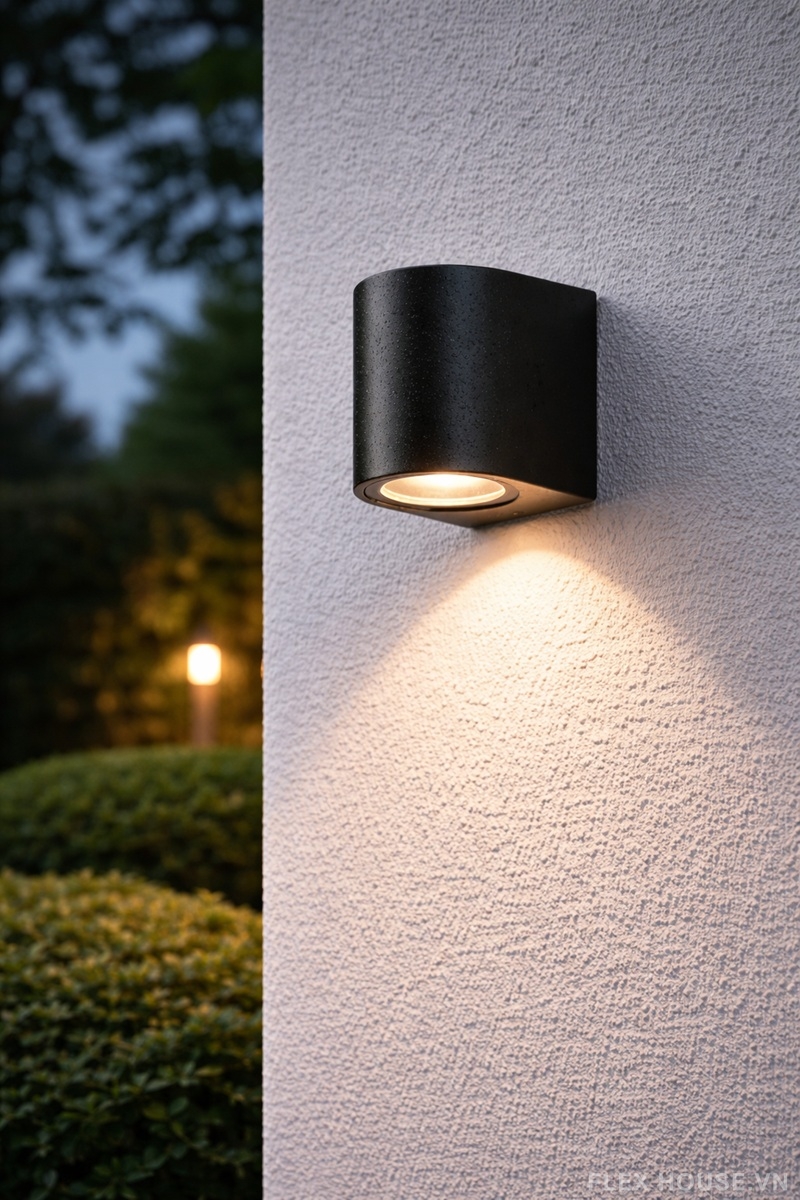 Đèn gắn tường ngoài trời khối cong tối giản ZF6759-B-3W 1 Đèn gắn tường ngoài trời khối cong tối giản ZF6759-B-3W
