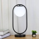 Đèn ngủ để bàn bằng thủy tinh kiểu Bắc Âu LW2286