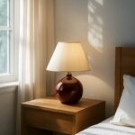 Đèn ngủ để bàn gốm sứ phong cách cổ điển Pháp MF5033