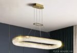Đèn pha lê K9 thả bàn ăn nhà hàng cao cấp MLY3050