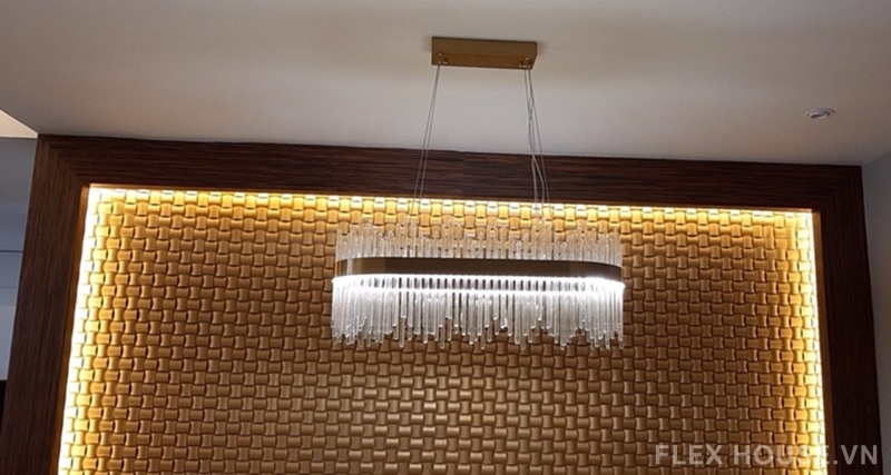 Đèn thả trần màn mưa pha lê decor showroom TPL01N800 6 Đèn thả trần màn mưa pha lê decor showroom TPL01N800