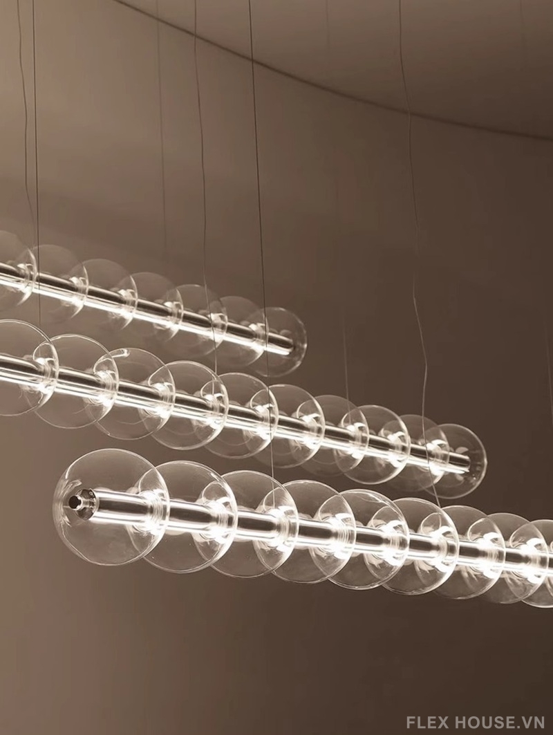 Đèn treo trần hình cầu bong bóng kiểu dáng Milan JWJ4327 7 Đèn treo trần hình cầu bong bóng kiểu dáng Milan JWJ4327