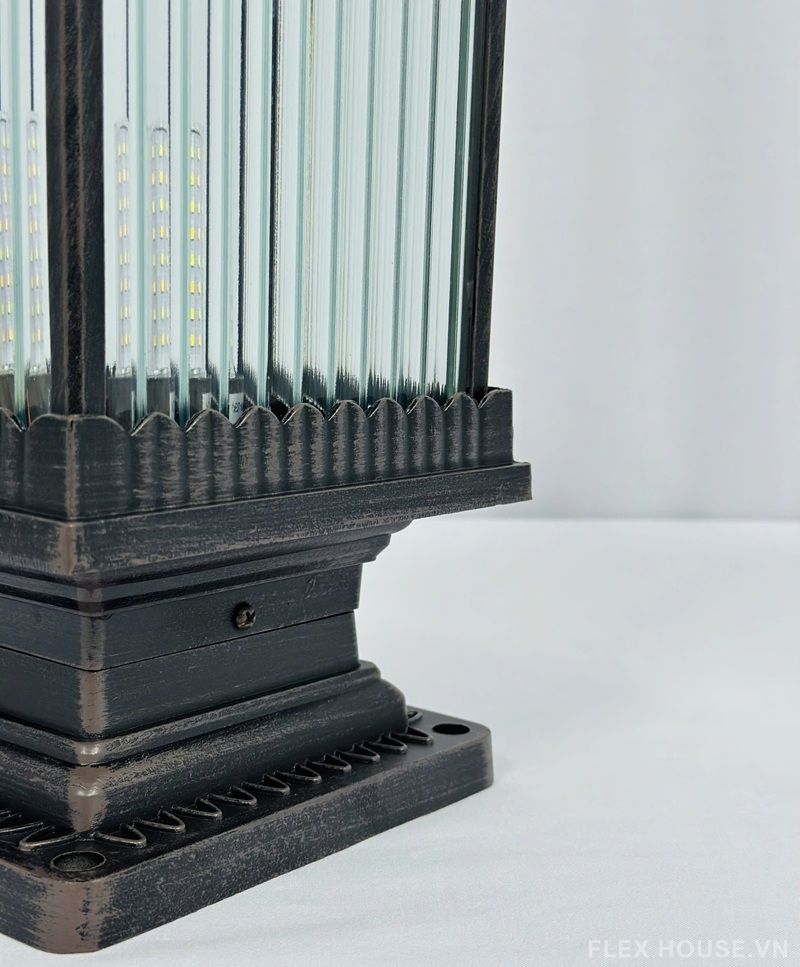 Đèn trụ cổng hợp kim cao cấp phong cách cổ điển DT25 5 Đèn trụ cổng hợp kim cao cấp phong cách cổ điển DT25