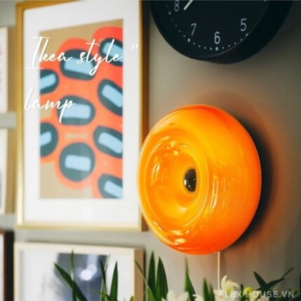 Đèn tường thủy tinh phong cách Bauhaus cổ điển JWJ1408
