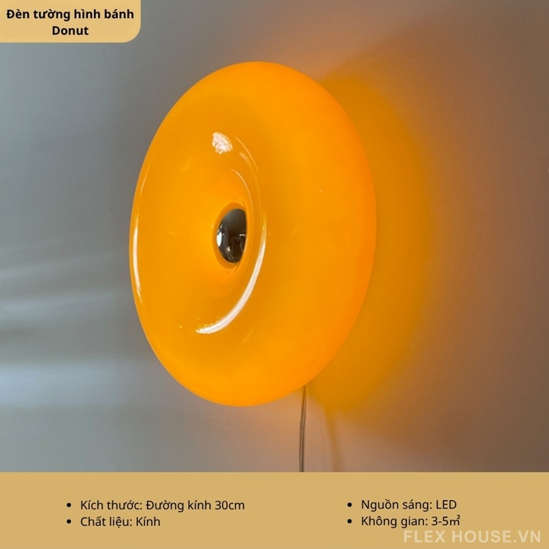 Đèn tường thủy tinh phong cách Bauhaus cổ điển JWJ1408 5 Đèn tường thủy tinh phong cách Bauhaus cổ điển JWJ1408.OR