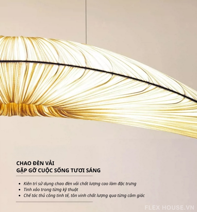 Đèn vải thả trần phòng trà Nguyệt Du Hoàng Kim ZY2885 2 Đèn vải thả trần phòng trà Nguyệt Du Hoàng Kim ZY2885
