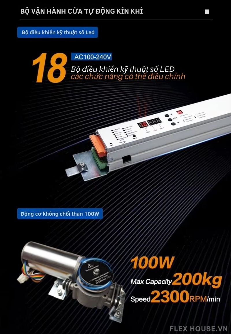 Phụ kiện cửa trượt tự động phòng sạch ICU chống bức xạ HH180 9 Phụ kiện cửa trượt tự động phòng sạch ICU chống bức xạ HH180