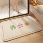 Thảm chùi chân chống trượt Little Monster XF2199.02