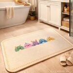 Thảm chùi chân chống trượt Little Monster XF2199
