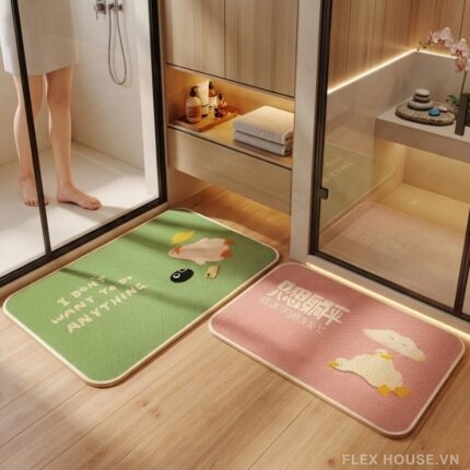 Thảm chùi chân spa nhà tắm hạn chế ẩm mốc XF2196