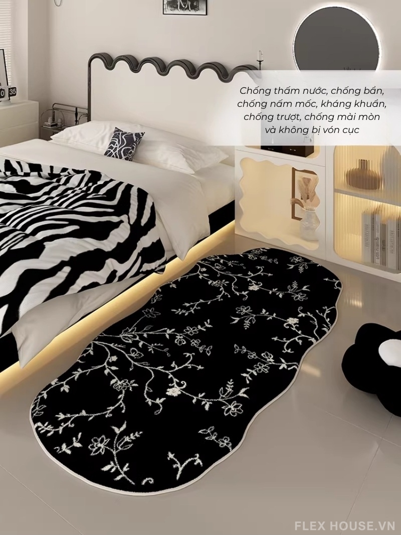 Thảm lông cừu dệt máy Contemporary Artistic HY7680 1 Thảm lông cừu dệt máy Contemporary Artistic HY7680