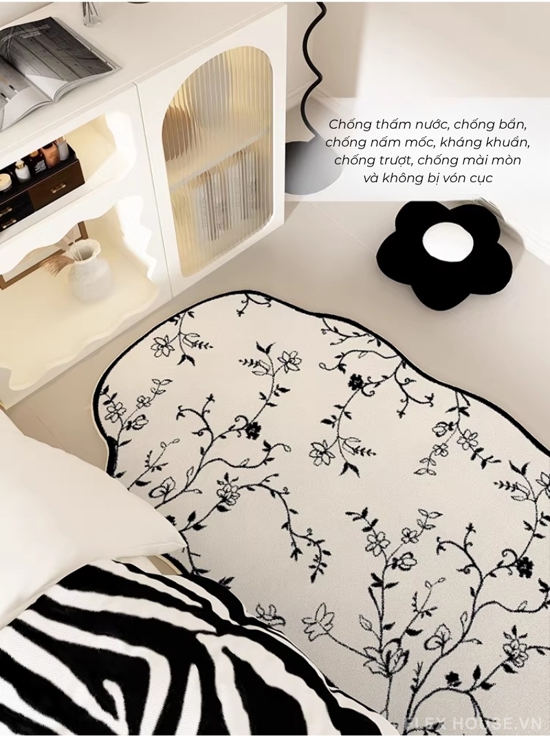 Thảm lông cừu dệt máy Contemporary Artistic HY7680 2 Thảm lông cừu dệt máy Contemporary Artistic HY7680