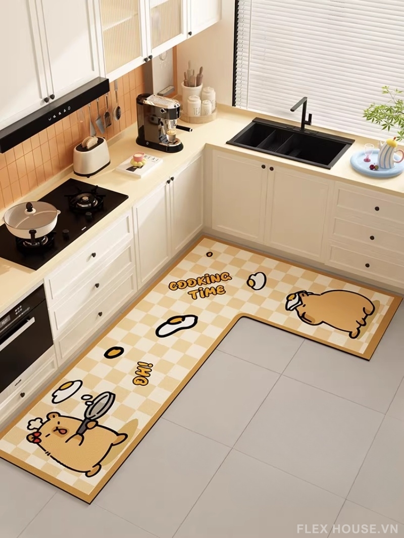 Thảm tảo cát hình Capybara và trứng ốp la HY5561 5 Thảm tảo cát hình Capybara và trứng ốp la HY5561.L