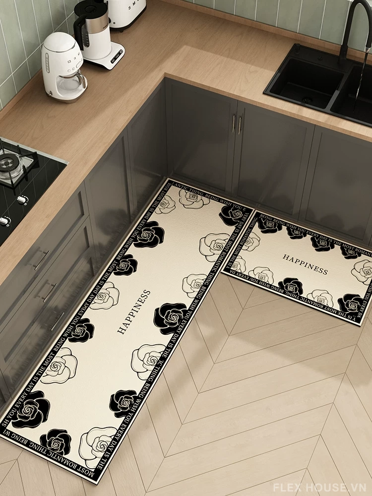 Thảm trải bếp dài bếp góc L Parisienne Chic HY9870 4 Thảm trải bếp dài bếp góc L Parisienne Chic HY9870.01