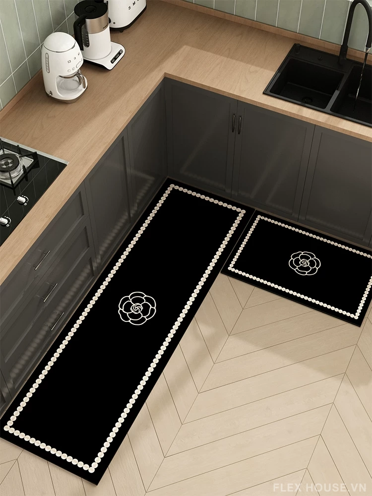 Thảm trải bếp dài bếp góc L Parisienne Chic HY9870 11 Thảm trải bếp dài bếp góc L Parisienne Chic HY9870.08