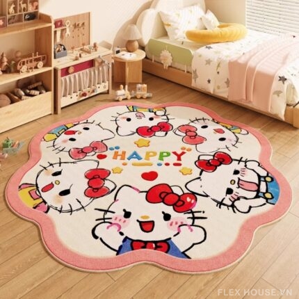 Thảm trải phòng ngủ bé gái Magical Kitty Land HY5325.02