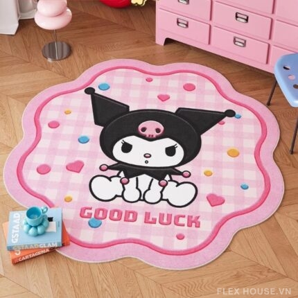 Thảm trang trí lời chúc may mắn của Kuromi HY5328