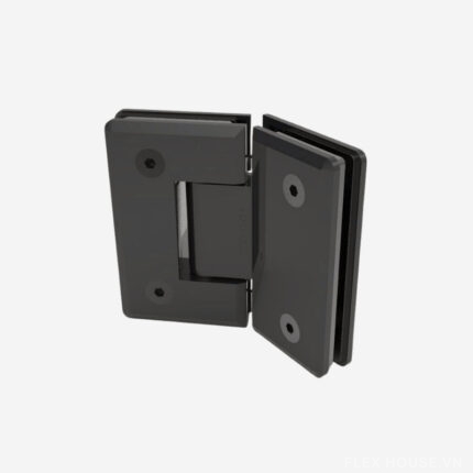 Bản lề kính kính 135 độ đen mờ Hafele 499.05.857