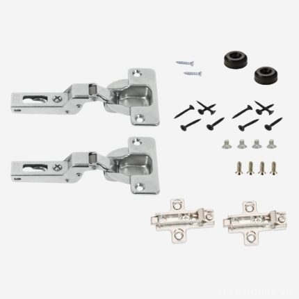 Bộ phụ kiện bản lề cho cửa 1 cánh Hafele 408.24.011
