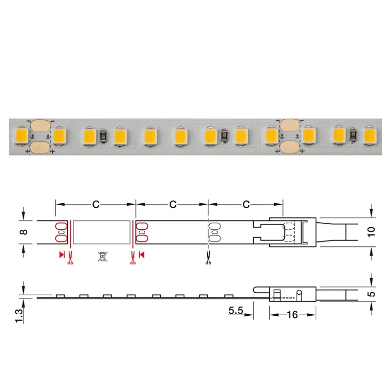Đèn LED dây 3145 24V 3000K Hafele 833.76.226 3 Đèn LED dây 3145 24V 3000K Hafele 833.76.226 6