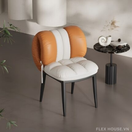 Ghế ăn cổ điển đệm phồng phong cách Ý HE7034