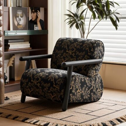 Ghế armchair gỗ cao cấp Đông Phương HC7045