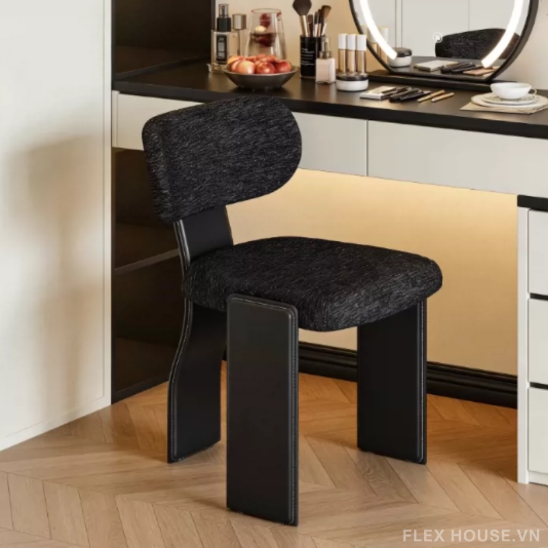 Ghế bàn trang điểm phong cách Bắc Âu YK4258 5 Ghế bàn trang điểm phong cách Bắc Âu YK4258 6