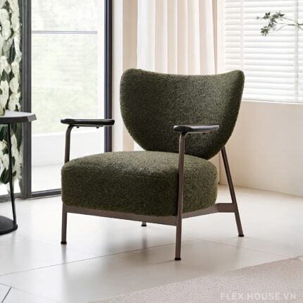 Ghế bành đọc sách dáng cánh cung thư giãn HC7805