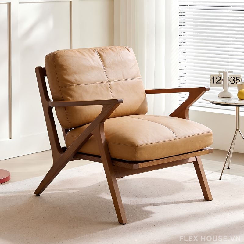 Ghế đơn khung gỗ tự nhiên Amber Comfort HC1378 1 Ghế đơn khung gỗ tự nhiên Amber Comfort HC1378 5