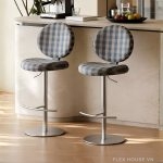 Ghế quầy bar quầy bếp phong cách Retro Dotty HC9590