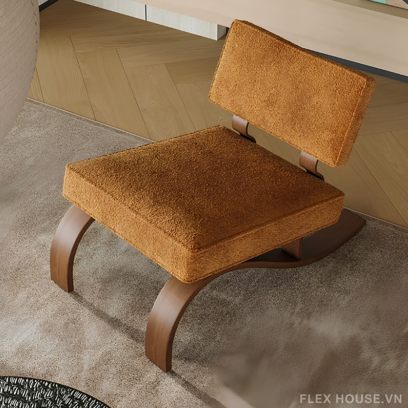 Ghế sofa đơn chân uốn nghê thuật Wabi-sabi HC0224 5 Ghế sofa đơn chân uốn nghê thuật Wabi-sabi HC0224