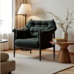 Ghế sofa đơn phòng khách phong cách cổ điển HC6889