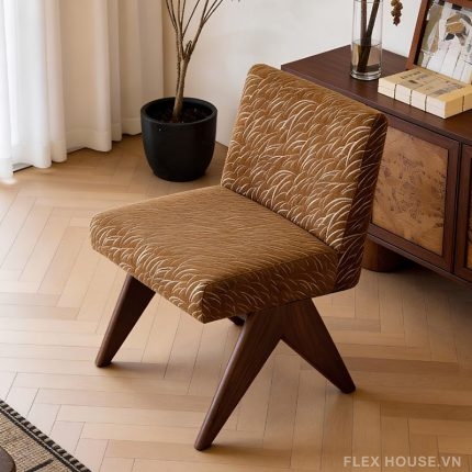 Ghế sofa gỗ thư giãn cổ điển Caramel Wave XM6624