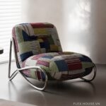 Ghế sofa thư giãn họa tiết đa sắc vintage HC8351