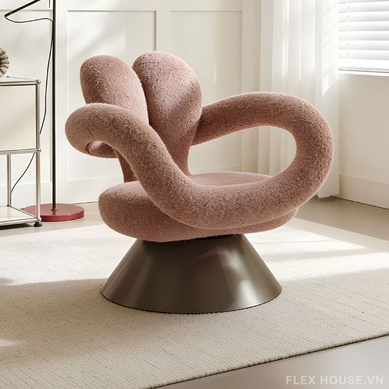 Ghế sofa xoay 360 độ hình tai thỏ nghệ thuật HC7797 (7) Ghế sofa xoay 360 độ hình tai thỏ nghệ thuật HC7797